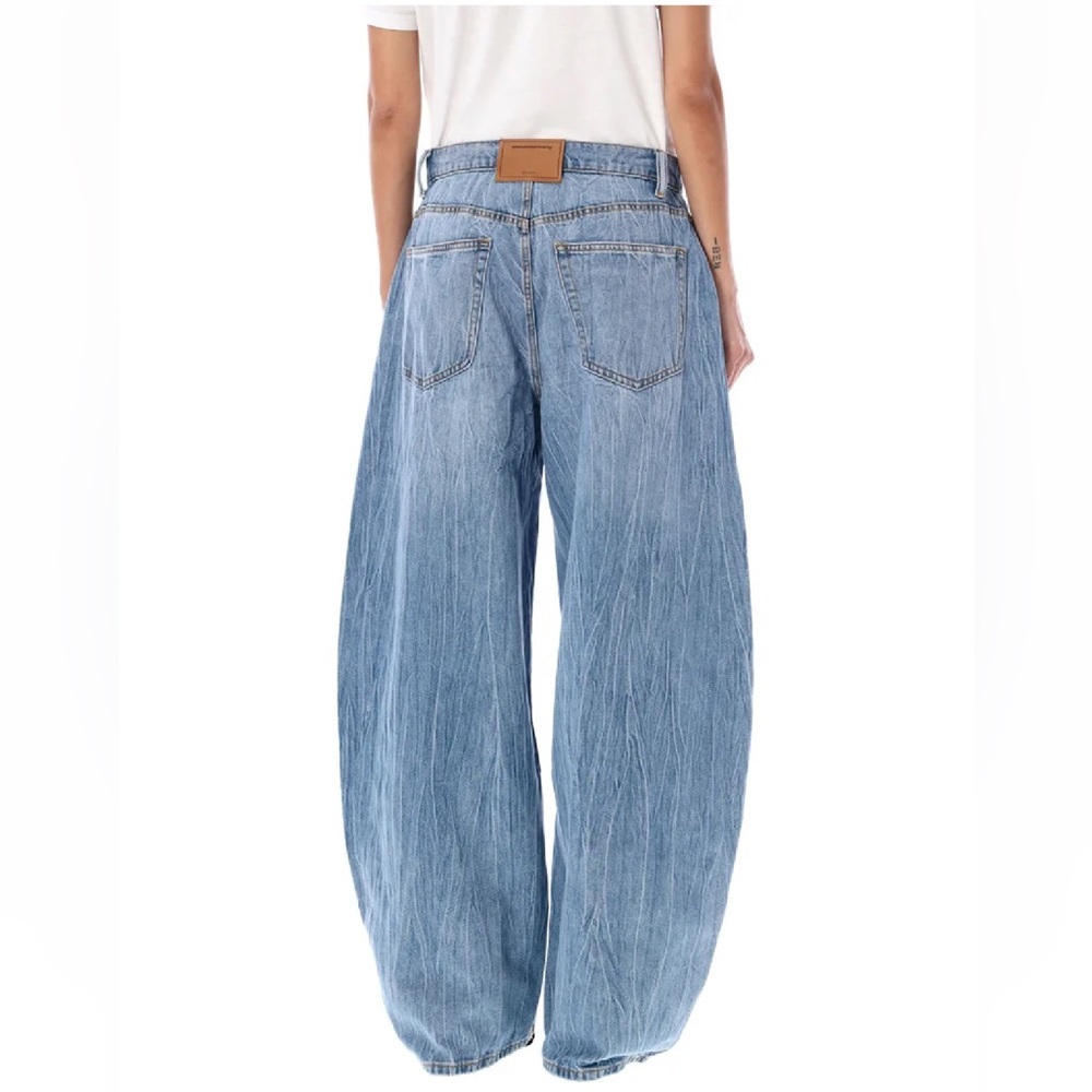 Alexander Wang Women Oversized Round Low Rise Jeans - Picture 3 of 5